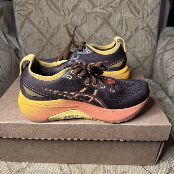 Rare ASICS‎ Gel-Kayano 31 Limited Edition Coffee Nova Orange 5.5 Shoes Sneakers - Picture 2 of 9